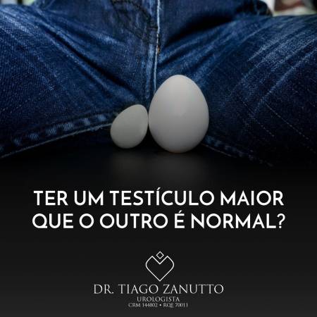 Diferença entre os testículos